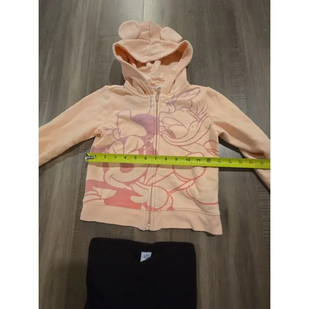 Gap Disney Minnie Mouse & Daisy Zip Hoodie Leggin Set Toddler Size 5T Sweatshirt